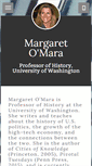 Mobile Screenshot of margaretomara.com